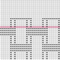 Charly 50 mailles bandes verticales 2