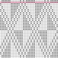 Charly 50 mailles losanges piqués