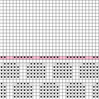 Charly 52 mailles carrés ajourés