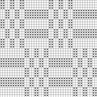 Charly 50 mailles panache carrés