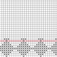 Charly 50 mailles losanges relief