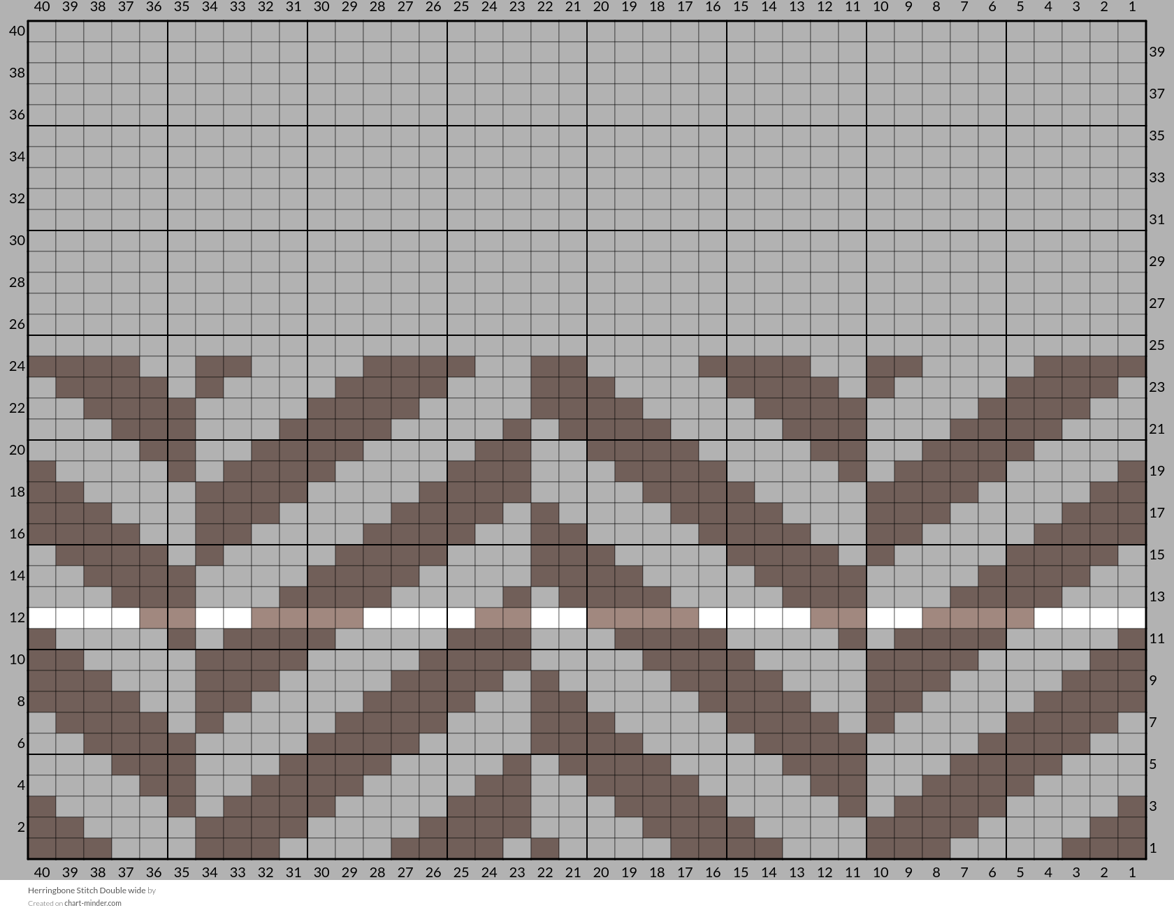 Herringbone Stitch Double wide