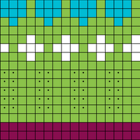 Bottom Edge of Bright 6 color Riddari Chart
