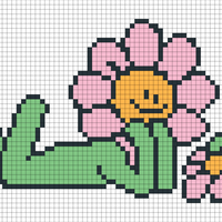 Copy of flower, Alpha pattern #126430