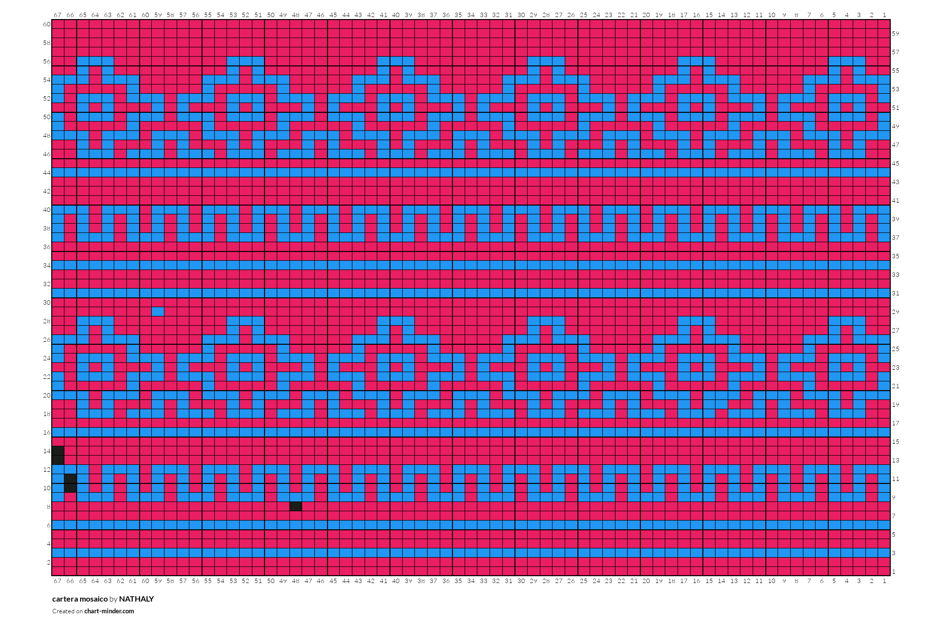 cartera mosaico