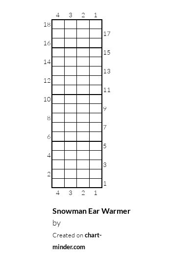 Snowman Ear Warmer