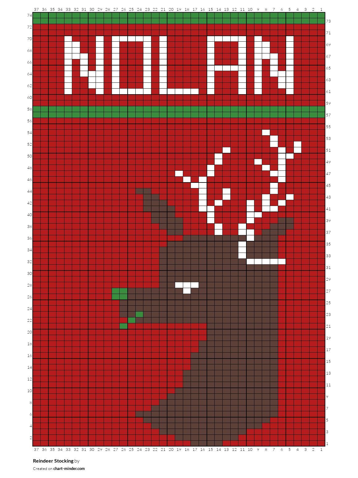 Reindeer Stocking