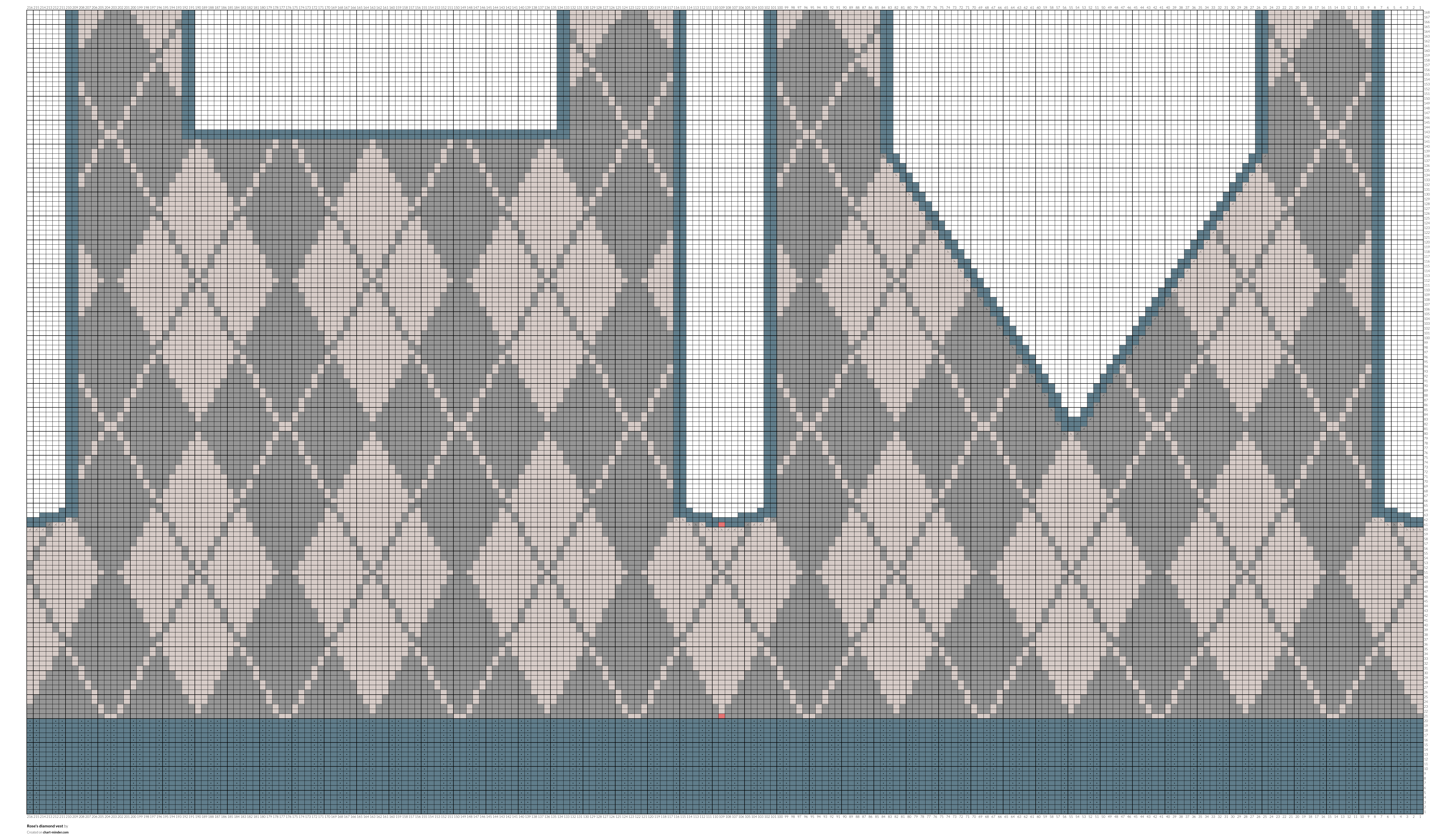Rose's diamond vest