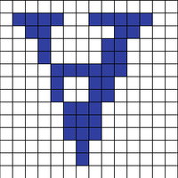 the letter A