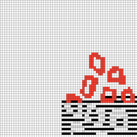 Leopard shadow knitting