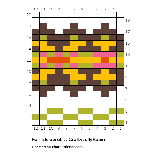 Fair isle beret