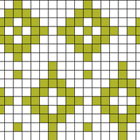 diamond colorwork socks