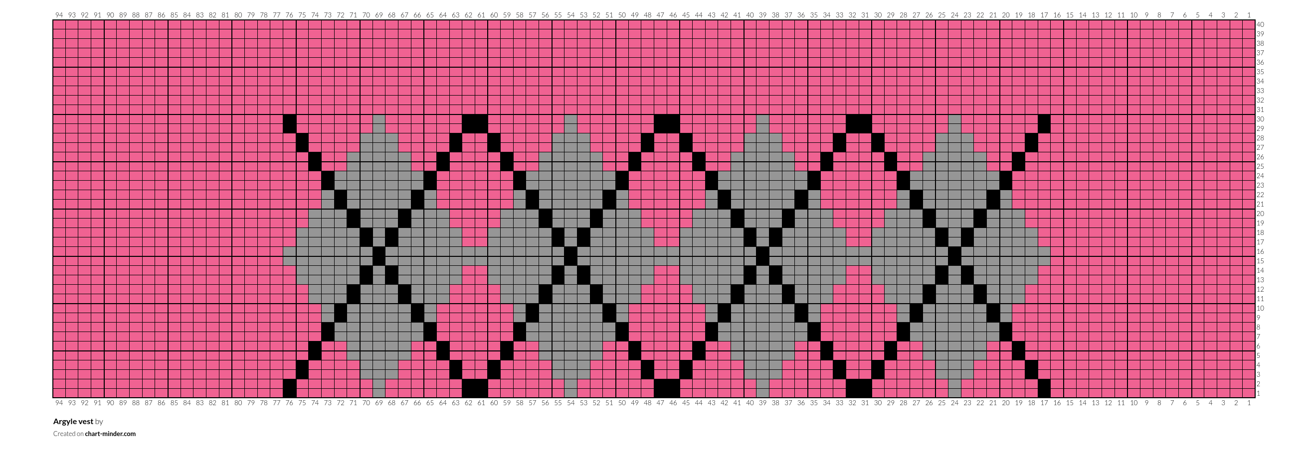 Argyle vest