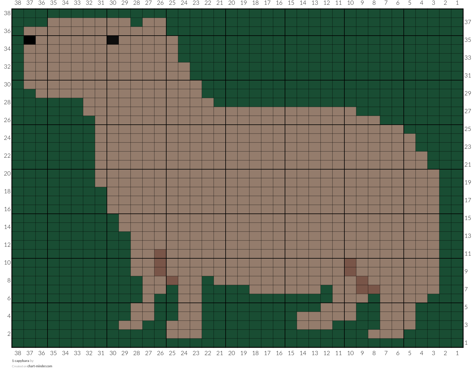 1 capybara