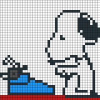snoopy type writer