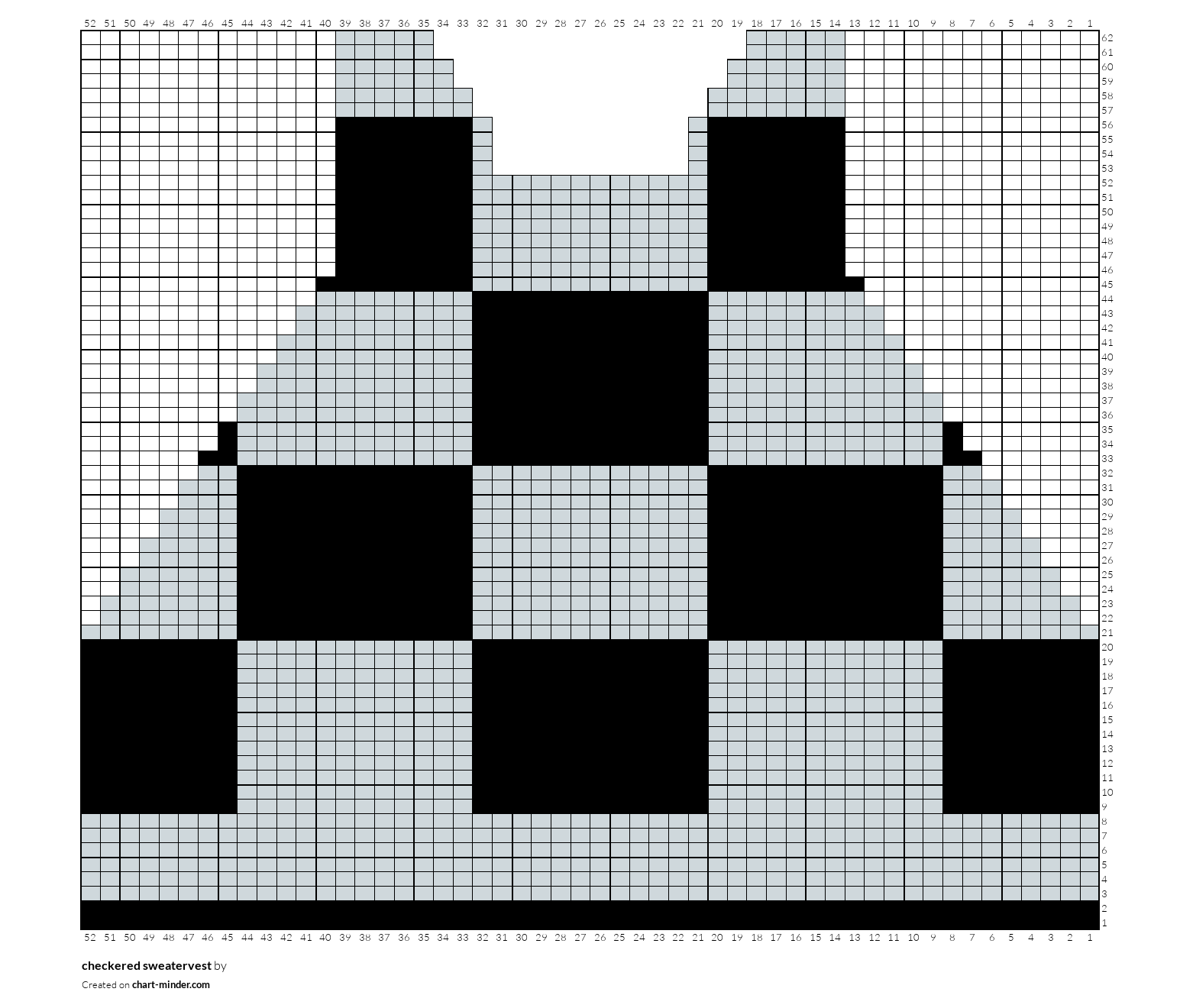 checkered sweatervest