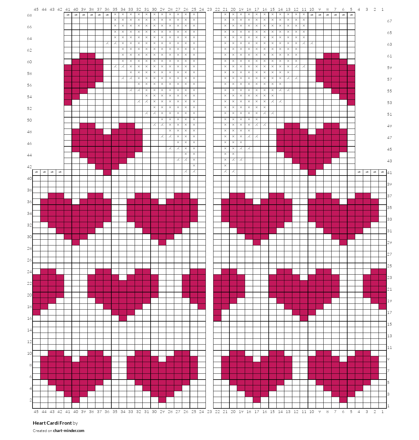 Heart Cardi Front