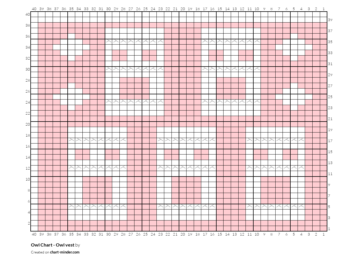 Owl Chart - Owl vest