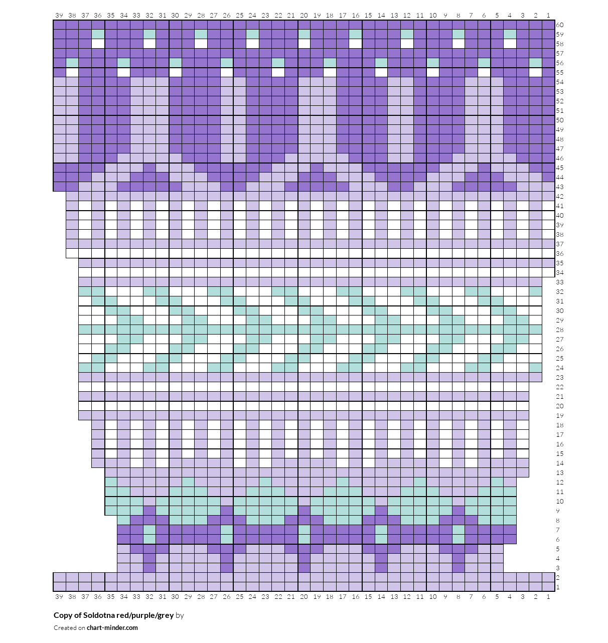 Copy of Soldotna red/purple/grey