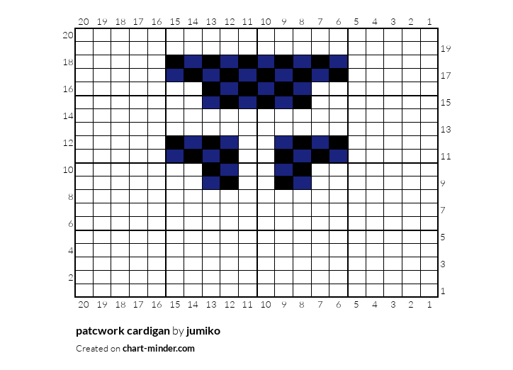 patcwork cardigan