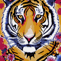2 - Mandela tiger head surrounded by flowers.png