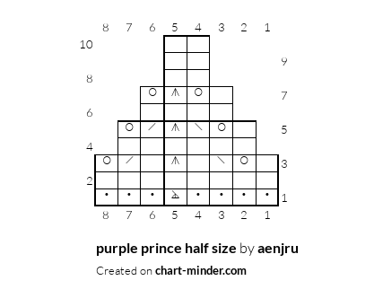 purple prince half size