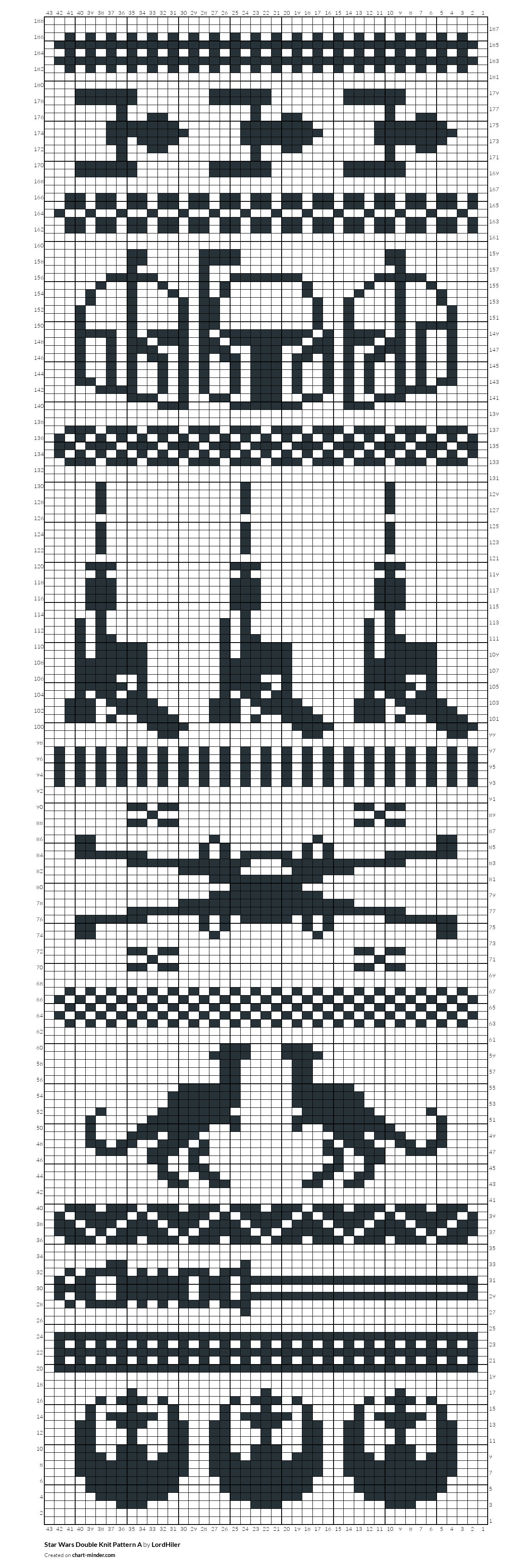 Star Wars Double Knit Pattern A