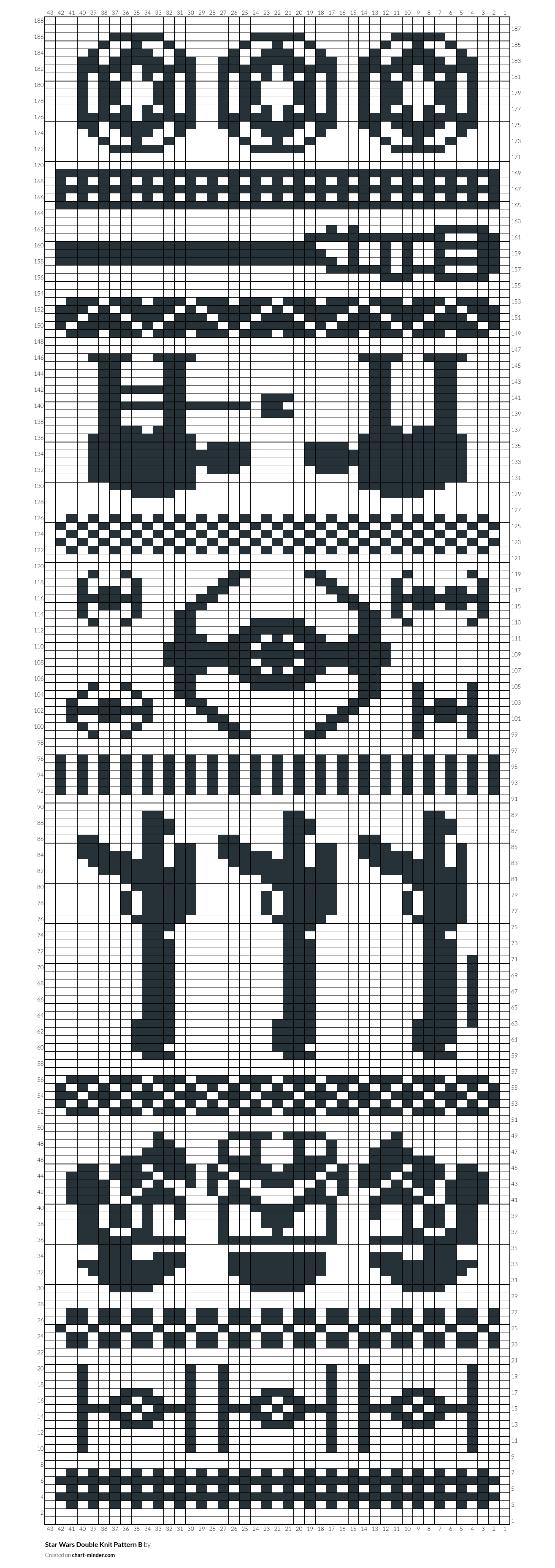 Star Wars Double Knit Pattern B