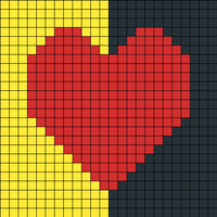 Heart Intarsia Test