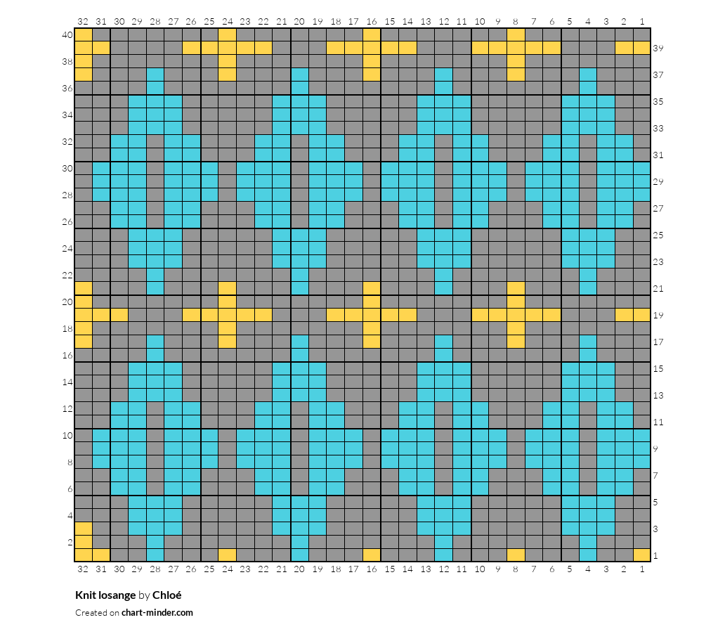 Knit losange 