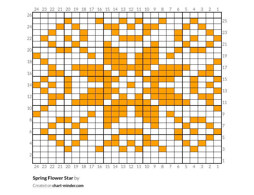 Spring Flower Star