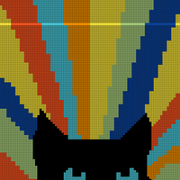 Trippy kitty