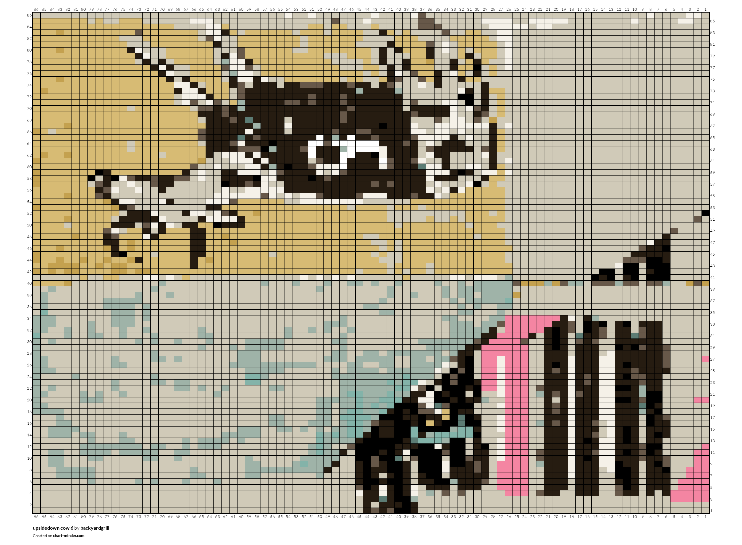 upsidedown cow 6