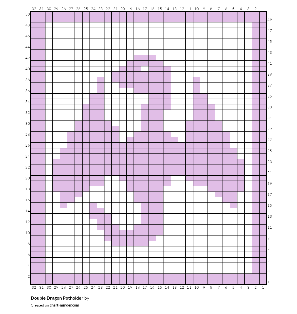 Double Dragon Potholder