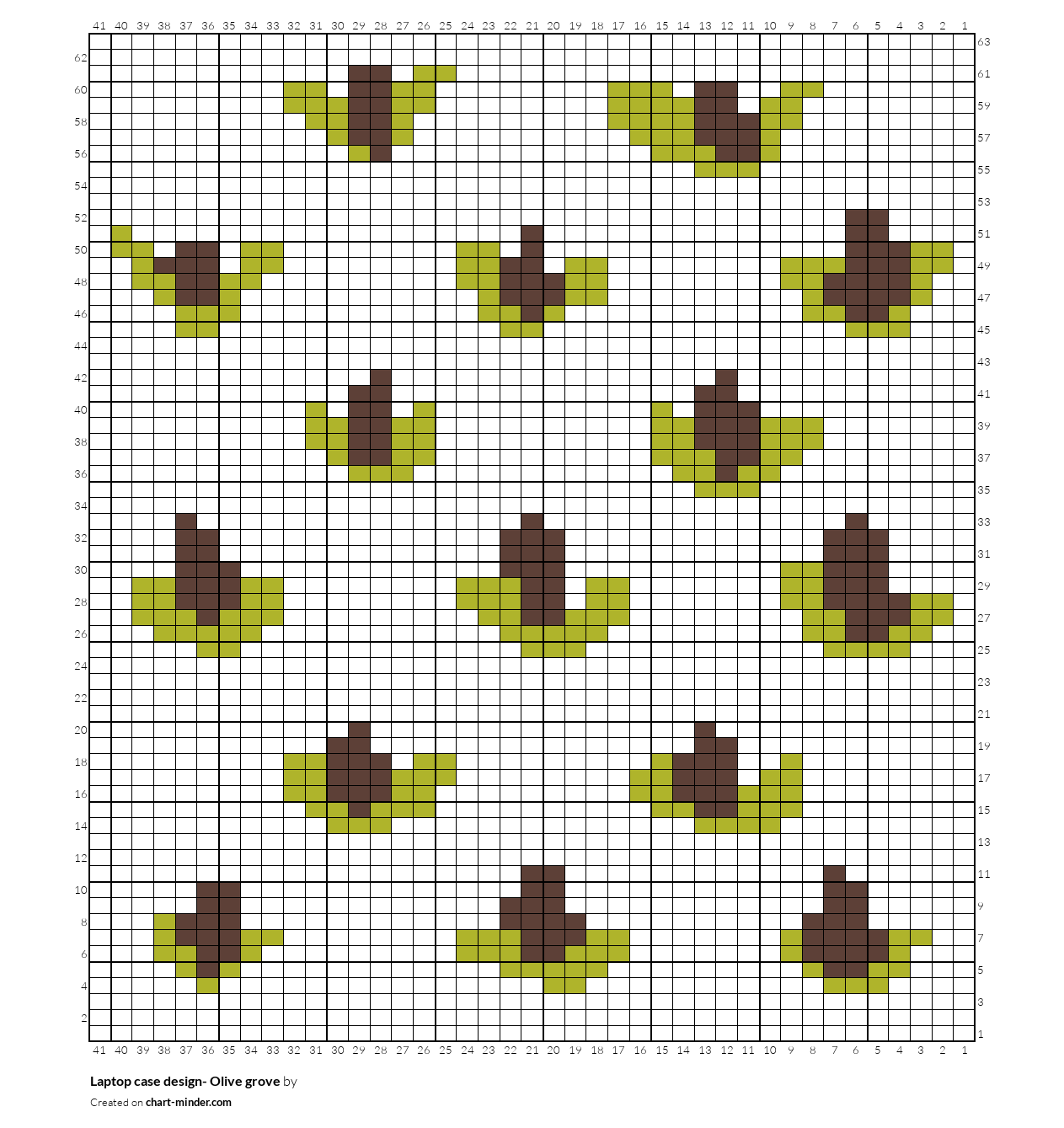 Laptop case design- Olive grove