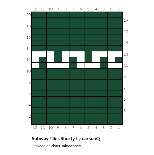 Subway Tiles Shorty