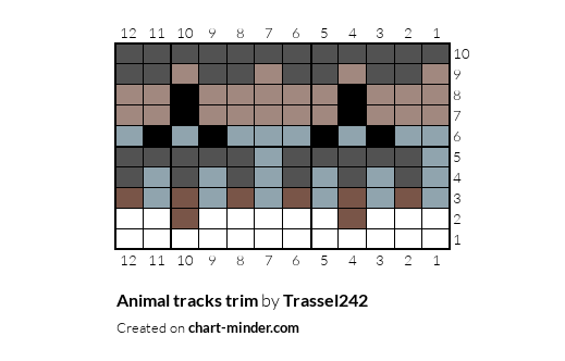 Animal tracks trim