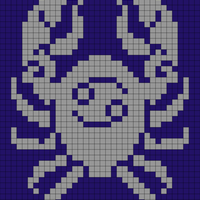 Cancer Crab Silhouette