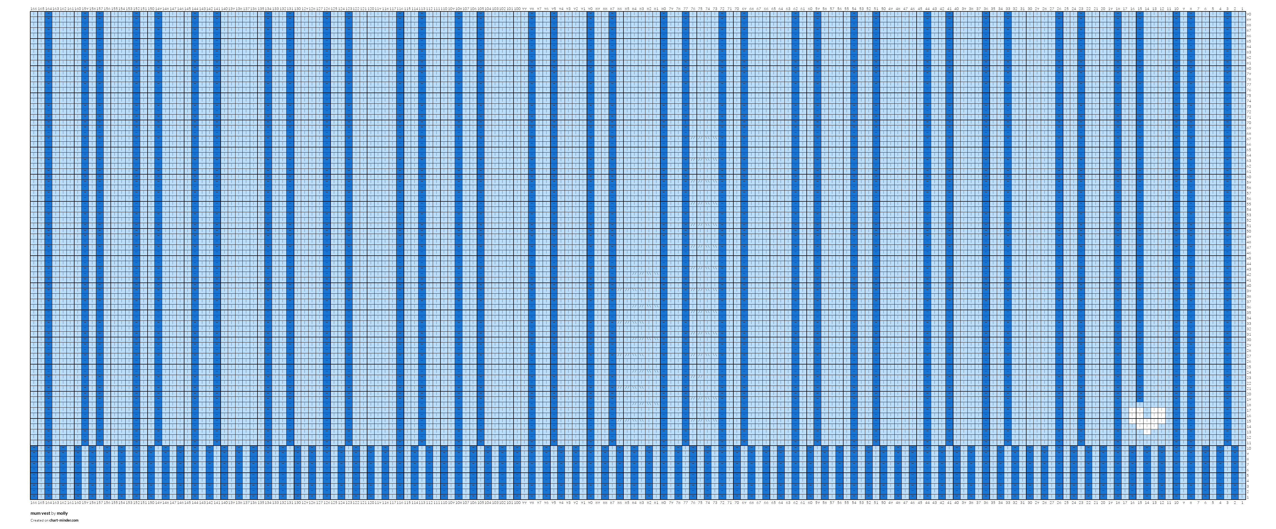mum vest by molly Chart Minder
