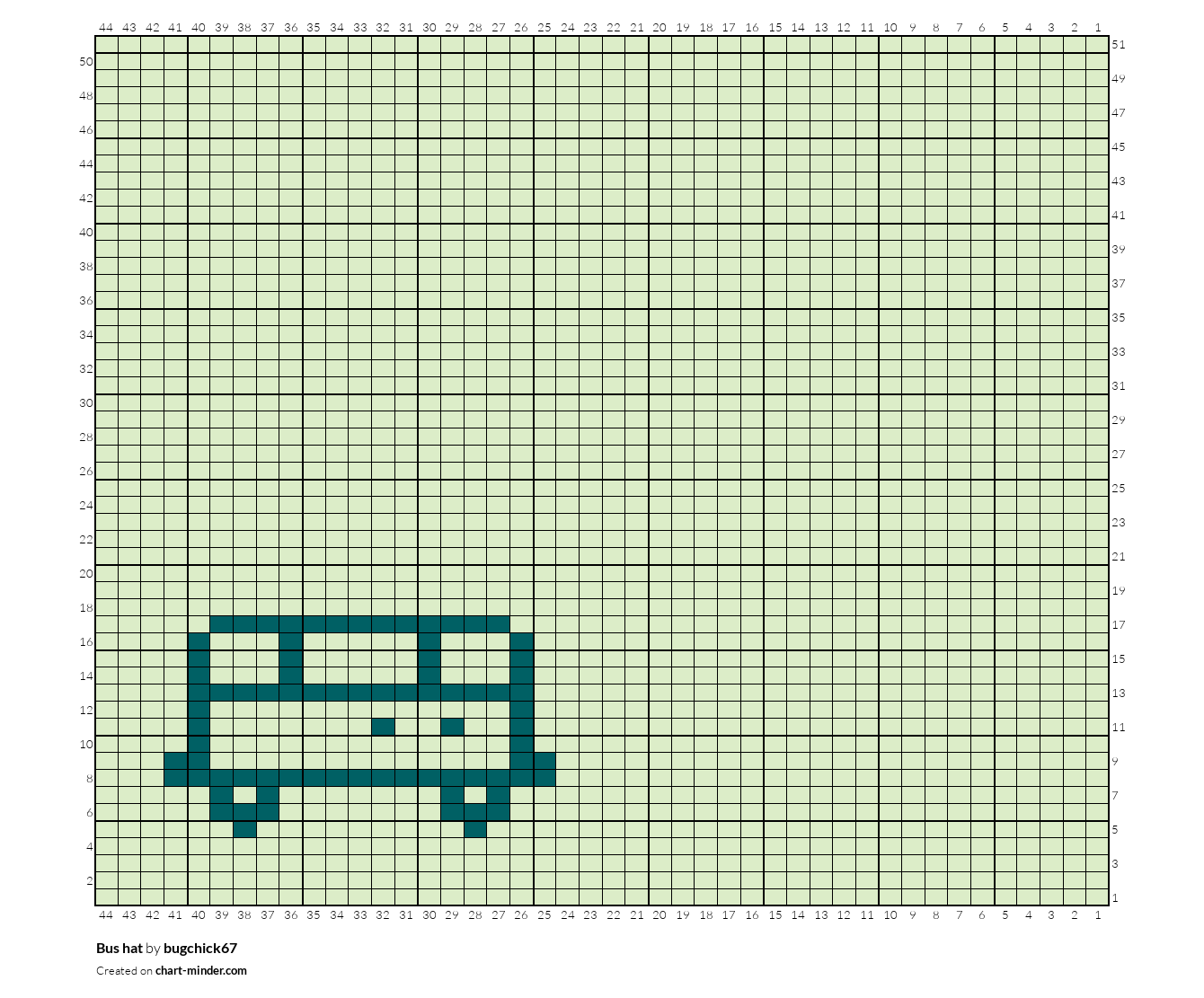 Bus hat by bugchick67 | Chart Minder