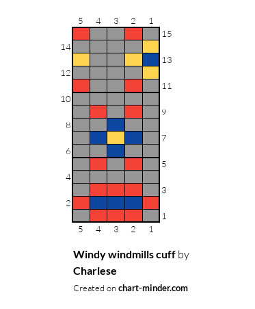 Windy windmills cuff