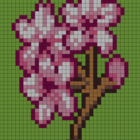 Cherry Blossom Flower Pixel Art.jpg