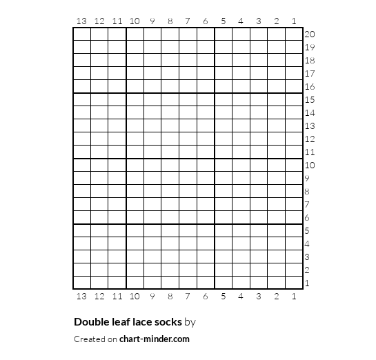 Double leaf lace socks