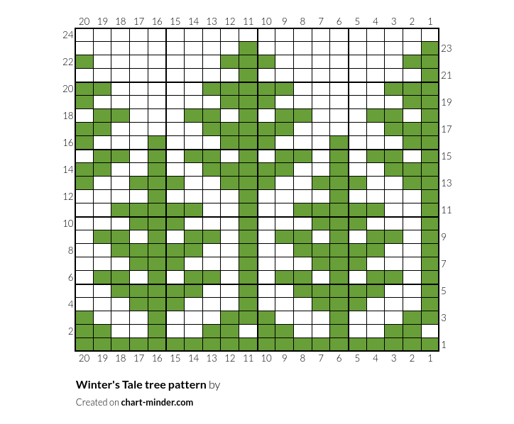 Winter's Tale tree pattern