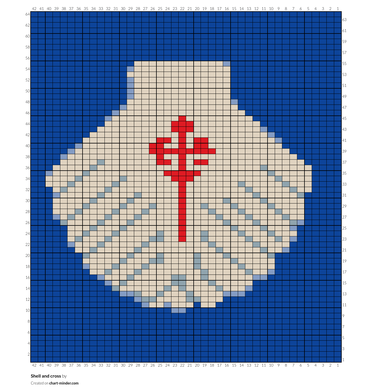 Shell and cross