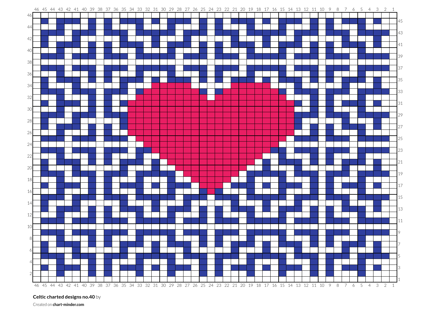 Celtic charted designs no.40