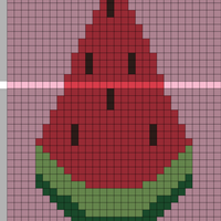 Cross stitch embroidery kits PANNA 8-353 Watermelon Wedge  | Embroidery kits PANNA.jpg