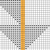 Gansey cardigan body