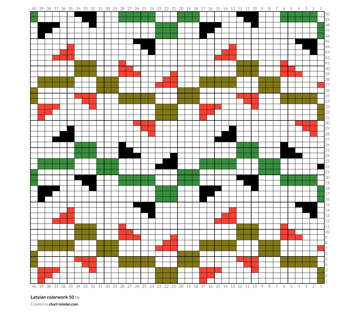 Latvian colorwork 10
