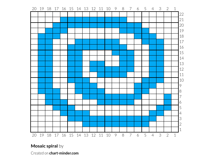 Mosaic spiral